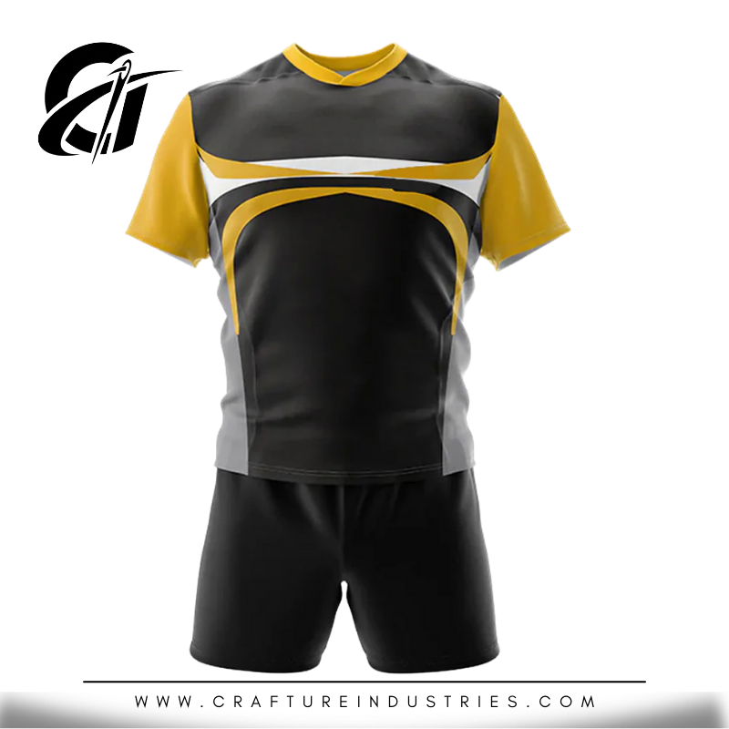 Football / Basketball Black & Gold Numbered Jersey