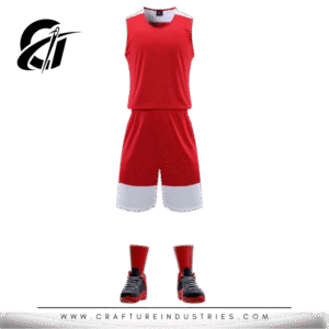 Red & White Basketball Uniform Set